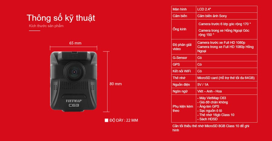 camera-hanh-trinh-o-to-vietmap-c63-2 Camera hành trình ô tô Vietmap C63 ghi hình trước và trong xe